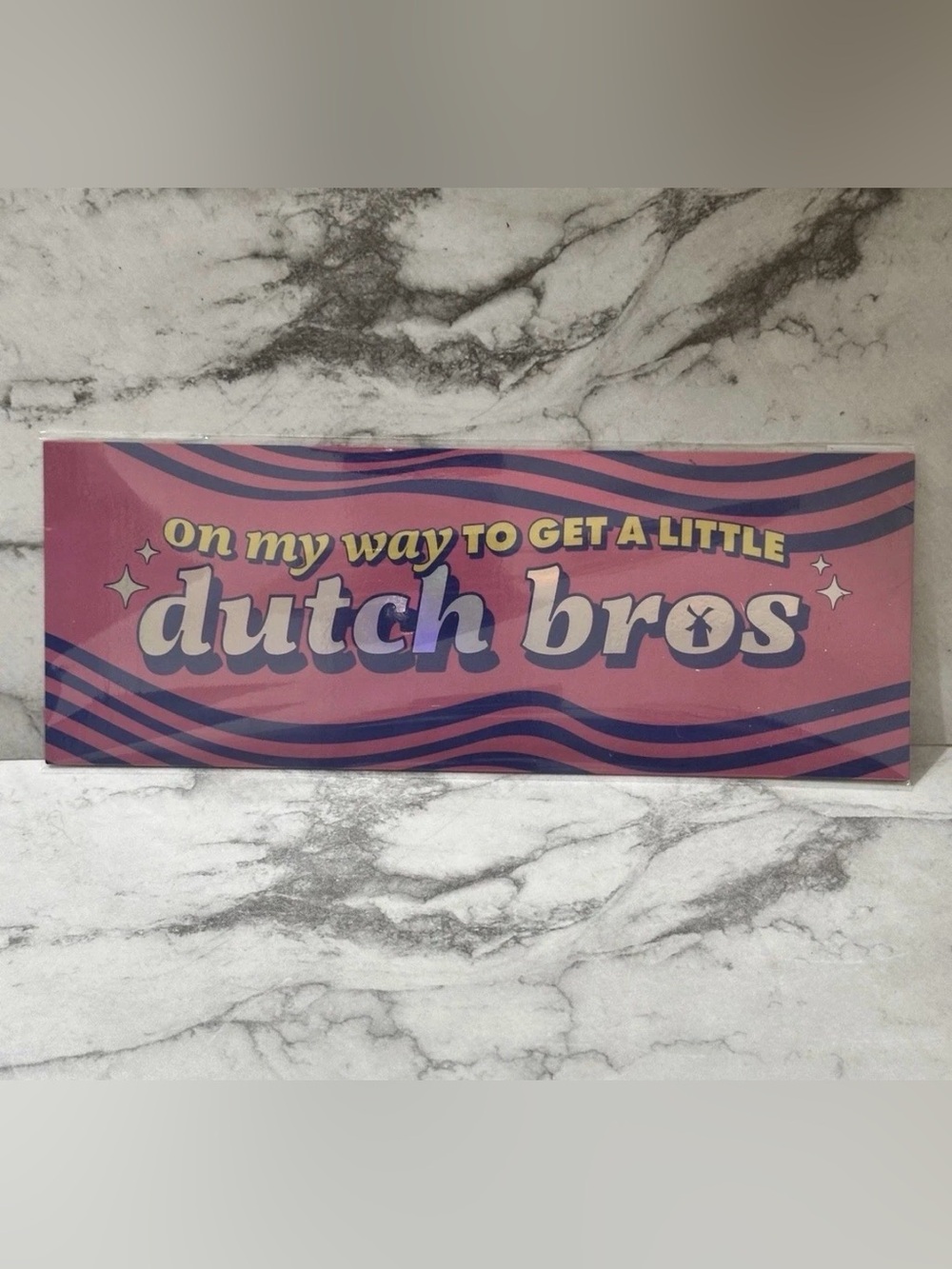 Dutch Bros Car Magnet Bumper New "On My Way To Get A Little Dutch Bros" Limited